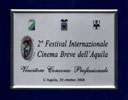 MIGLIOR FILM AL FESTIVAL DI CINEMA BREVE